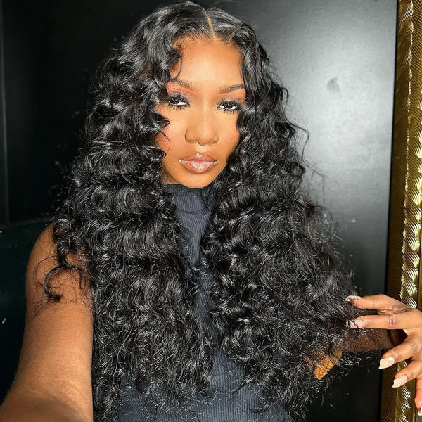 【Flash Sale】13x6 HD Lace Upgraded Hairline Pre-plucked 150%180% Wig - Loose Deep Wave