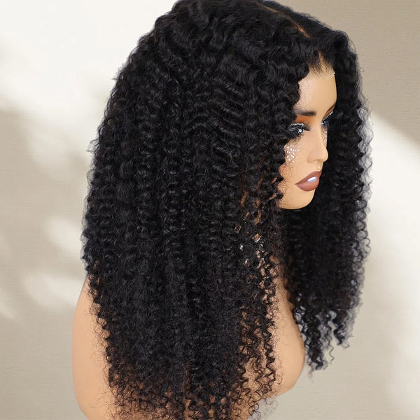 【Flash Sale】13x6 HD Lace Upgraded Pre-plucked 150%180%250% Wig - Loose Kinky Curly