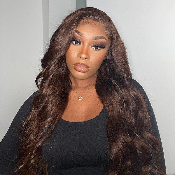 Bye~Bye~KNOTS HD Swiss Lace 13x6 Frontal Upgraded Hairline Wig - Body Wave