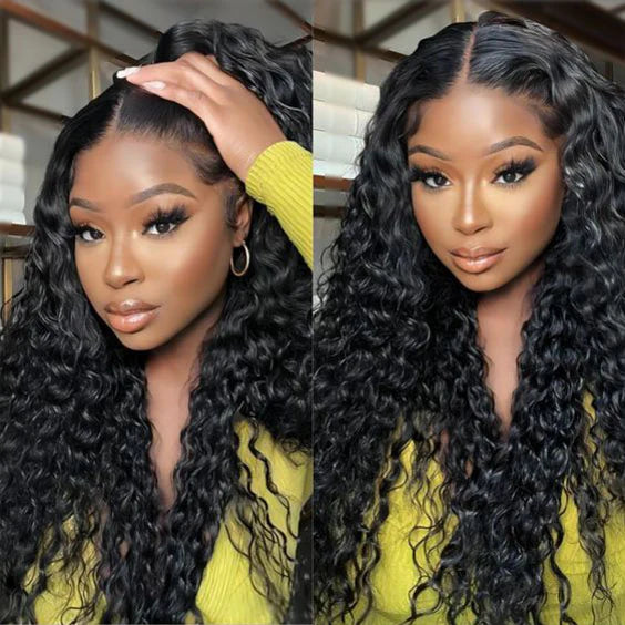 Bye~Bye~KNOTS FULL LACE HD LACE HUMAN HAIR WIG - Water Wave