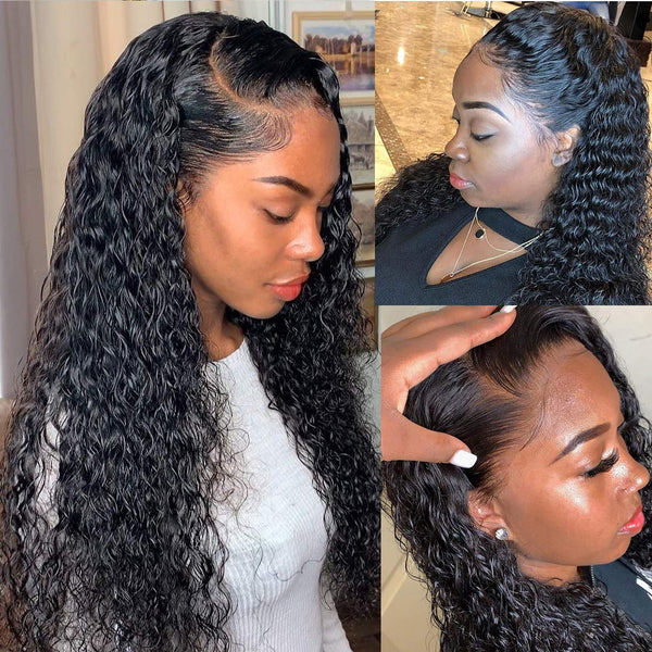 Bye~Bye~KNOTS FULL LACE HD LACE HUMAN HAIR WIG - Water Wave