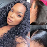 💥【BLACK FRIDAY】💥Kennedy 13x6 HD Swiss Lace Front Upgraded Hairline Pre-plucked 150%180% Wig - Water Wave