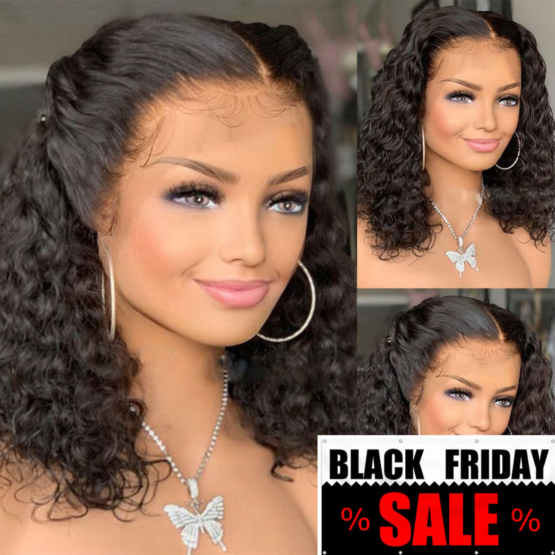 💥【BLACK FRIDAY】💥Alicia 13x6 HD Swiss Lace Front Upgraded Hairline Pre-plucked Wig - Loose Wave Bob