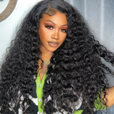 Full Lace HD Swiss Lace Upgraded Pre-Plucked Wig - Deep Wave