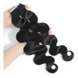 Body Wave Seamless Tape In Extension 100% Virgin Human Hair