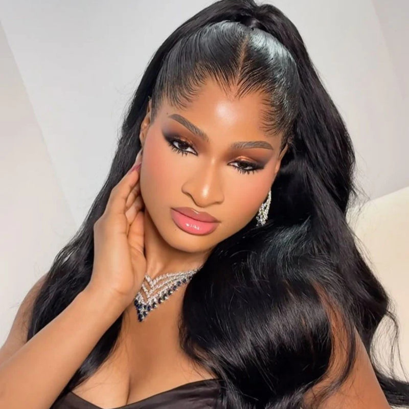 "LAGOS" M-Shaped HAIRLINE 360 HD Lace Invisible Strap Wig - Body Wave