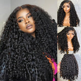 Bye~Bye~KNOTS HD Swiss Lace 13x6 Fitted Cap Ear Tap Wig - Loose Burmese Curl