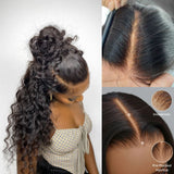 Bye~Bye~KNOTS HD Lace 13x4 Full Frontal Pre-plucked Hairline Wig - Loose Wave