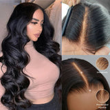Bye~Bye~KNOTS HD Lace 13x4 Full Frontal Pre-plucked Hairline Wig - Body Wave Wavy