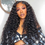 Bye~Bye~KNOTS HD Lace 13x4 Full Frontal Pre-plucked Hairline Wig - Deep Wave