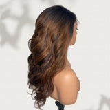 Bye~Bye~KNOTS HD Lace 13x6 Frontal Upgraded Hairline Highlight Color Wig - Yaki Wave