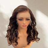 Bye~Bye~KNOTS HD Lace 13x6 Frontal Upgraded Hairline Highlight Color Wig - Kinky Wave