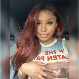 Bye~Bye~KNOTS HD Lace 13x6 Frontal Upgraded Hairline Highlight Color Wig - Yaki Wave