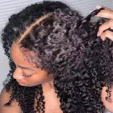 Bye~Bye~KNOTS HD Lace 13x6 Frontal Wig - Burmese Curly with Curly Edge