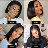 BYE~BYE~KNOTS HD LACE 5X5 CLOSURE LACE WIG - STRAIGHT BOB