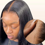 BYE~BYE~KNOTS HD SWISS LACE 5X5 CLOSURE LACE WIG - DEEP WAVE