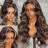 【Crazy】13x6 HD Lace Upgraded Hairline Highlight Color 150%180%250% Wig - Body Wave Wave