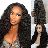 【Crazy】13x6 Transparent Lace Front Pre-plucked Hairline 250% Density Wig - Loose Wave
