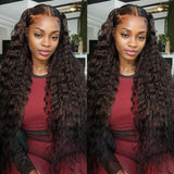 【Crazy】13x6 Transparent Lace Front Pre-plucked Hairline 250% Density Wig - Loose Wave
