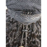 【Crazy】"3D DOME CAP" 9x6 HD  Lace Upgraded Hairline C-shape Ear Glueless Wig with Drawcord - Kinky Straight Loose Wave