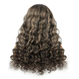 【Crazy】"3D DOME CAP" 9x6 HD  Lace Upgraded Hairline C-shape Ear  Highlight Color Glueless Wig with Drawcord - Wavy