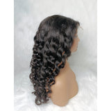 【Crazy】HD Lace 13x6 Fitted Cap Ear Tap 4C Edge Wig - Kinky Loose
