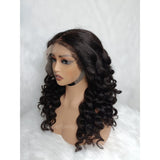 【Crazy】HD Lace 13x6 Fitted Cap Ear Tap 4C Edge Wig - Kinky Loose