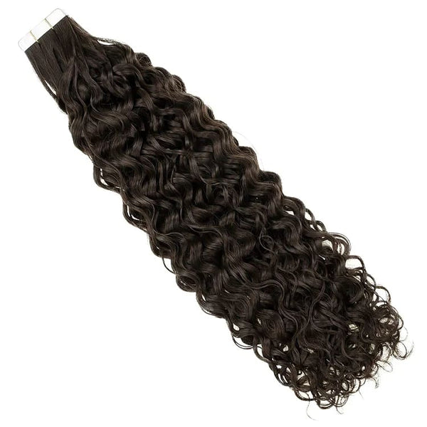 Curly Seamless Tape In Extension 100%  Virgin Human Hair