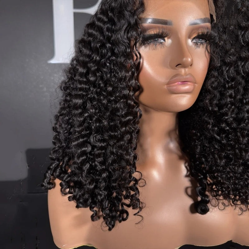 BYE~BYE~KNOTS HD SWISS LACE 5X5 CLOSURE LACE BOB WIG - Coily Curl
