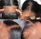 9x6/7x5 Closure Pre-Cut HD Swiss Lace Lace Upgraded Hairline Glueless Wig - Water Wave