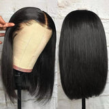 【Flash Sale】13x6 HD Lace Front 250% Pre-plucked Hide Lace+ Hide Knots Wig -  Silky Straight Bob