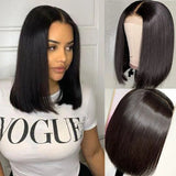 【Flash Sale】13x6 HD Lace Front 250% Pre-plucked Hide Lace+ Hide Knots Wig -  Silky Straight Bob