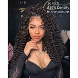 Black voluminous curly hair extensions with natural texture feature lace upgraded hairline for exotic wave wigs