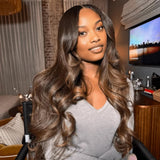 【Flash Sale】13x6 HD Lace Upgraded Pre-plucked 150%180%250% Highlight Color Wig - Body Wave Wavy