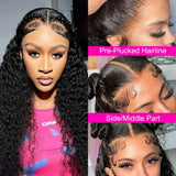 【Flash Sale】13x6 HD Swiss Lace 250% Pre-plucked Hide Lace+ Hide KnotsLace Wig - Water Wave