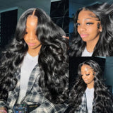 【Flash Sale】13x6 Transparent Lace Front Pre-plucked Hairline 250% Density Wig - Body Wave Wavy