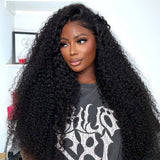 【Flash Sale】13x6 Transparent Lace Front Pre-plucked Hairline 250% Density Wig - Curly