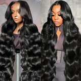 【Flash Sale】13x6 Transparent Lace Front Pre-plucked Hairline 250% Density Wig - Body Wave Wavy