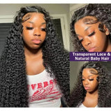【Flash Sale】13x6 Transparent Lace Front Pre-plucked Hairline 250% Density Wig - Curly