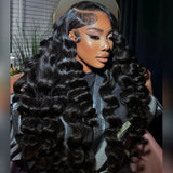 【Flash Sale】13x6 Transparent Lace Front Pre-plucked Hairline 250% Density Wig - Body Wave Wavy