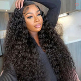 【Flash Sale】13x6 Transparent Lace Front Pre-plucked Hairline 250% Density Wig - Deep Wave