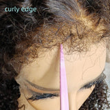 【Flash Sale】360 HD LACE FRONT WIG WITH Invisible Strap 250% Density - Burmese Kinky Curly with Curly Edge
