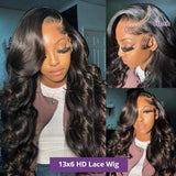 【Flash Sale】Swiss 13x6 HD Swiss Lace 250% Pre-plucked Hide Lace+ Hide Knots Lace Wig -  Body Wave
