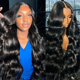 【Flash Sale】Swiss 13x6 HD Swiss Lace 250% Pre-plucked Hide Lace+ Hide Knots Lace Wig -  Body Wave