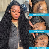 【Flash Sale】Swiss Lace 250% Pre-plucked 13x6 Hide Lace+ Hide Knots Lace Wig - Curly