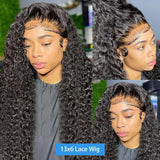 【Flash Sale】Swiss Lace 250% Pre-plucked Hide 13x6 Lace+ Hide Knots Lace Wig - Deep Wave