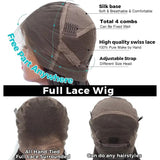 Full Lace HD/TRANSPARENT LACE PRE-PLUCKED HUMAN HAIR WIGS WITH Invisible Strap - DEEP WAVE