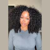 【Flash Sale】5x5/13x4 Transparent Lace Front Pre-plucked Hairline 250% Density Wig - Special Curly