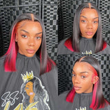 Half Price /// NIA 13X4 Colored Bob Human Hair Lace Front Wig