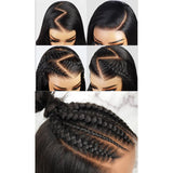 Hazel Full Lace Transparent Lace Human Hair Wig - Straight Bob